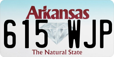 AR license plate 615WJP