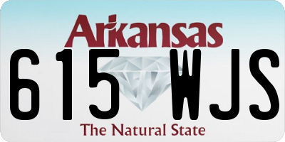 AR license plate 615WJS