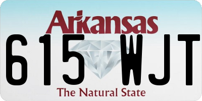 AR license plate 615WJT