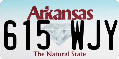 AR license plate 615WJY