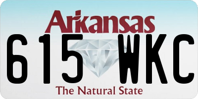 AR license plate 615WKC