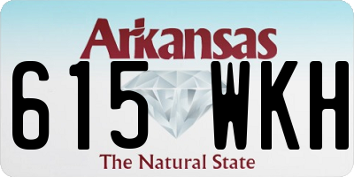 AR license plate 615WKH