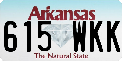 AR license plate 615WKK