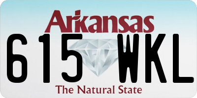 AR license plate 615WKL
