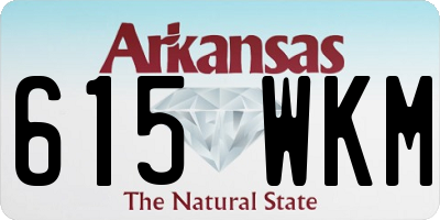 AR license plate 615WKM