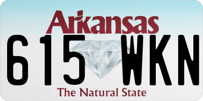 AR license plate 615WKN