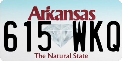 AR license plate 615WKQ