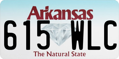 AR license plate 615WLC