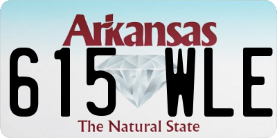 AR license plate 615WLE