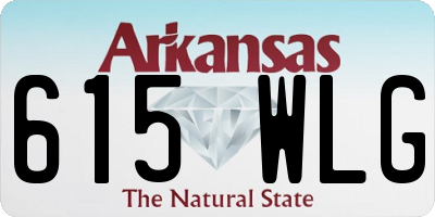 AR license plate 615WLG