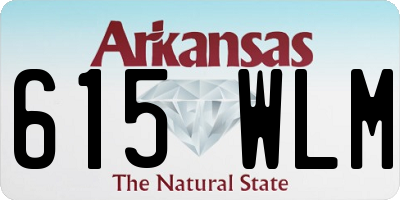 AR license plate 615WLM