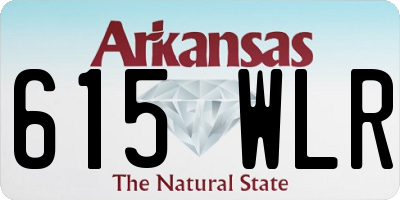 AR license plate 615WLR