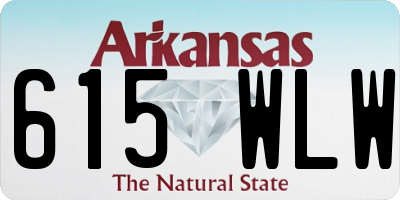 AR license plate 615WLW