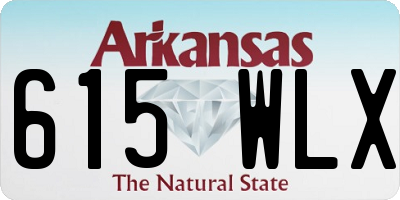 AR license plate 615WLX