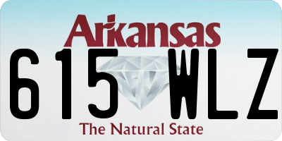 AR license plate 615WLZ