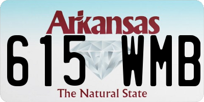 AR license plate 615WMB
