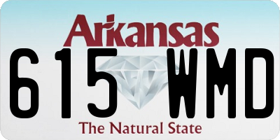 AR license plate 615WMD
