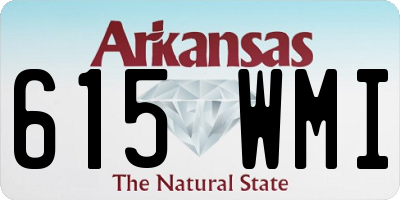 AR license plate 615WMI
