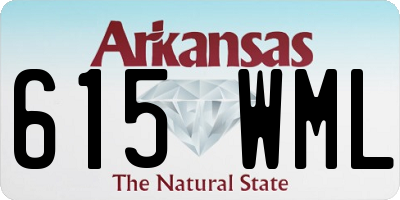 AR license plate 615WML