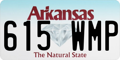 AR license plate 615WMP