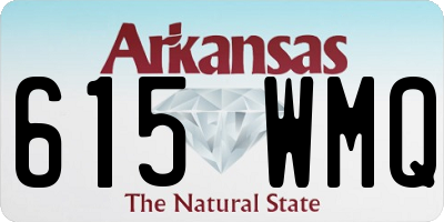 AR license plate 615WMQ