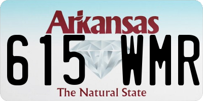 AR license plate 615WMR