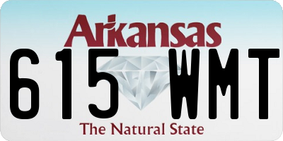 AR license plate 615WMT