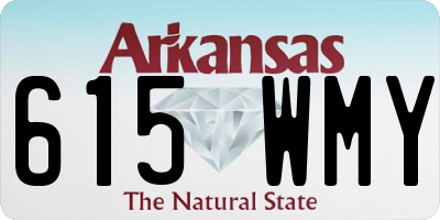 AR license plate 615WMY