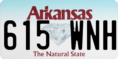 AR license plate 615WNH