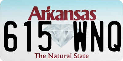 AR license plate 615WNQ