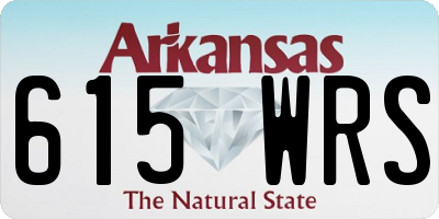 AR license plate 615WRS