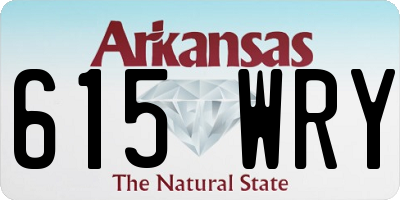 AR license plate 615WRY