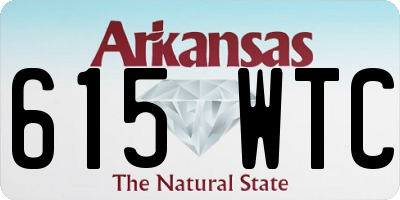 AR license plate 615WTC