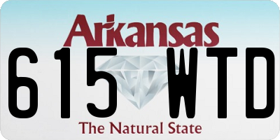 AR license plate 615WTD