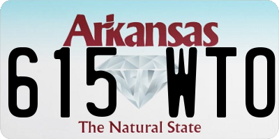 AR license plate 615WTO