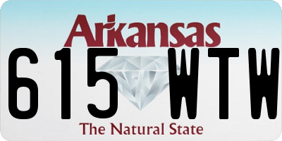 AR license plate 615WTW