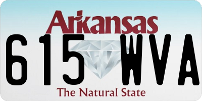 AR license plate 615WVA