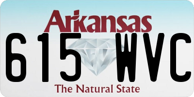 AR license plate 615WVC