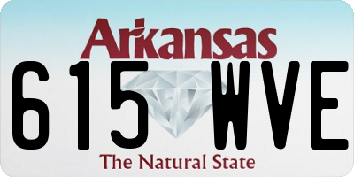 AR license plate 615WVE