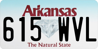 AR license plate 615WVL
