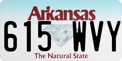 AR license plate 615WVY