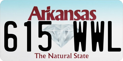 AR license plate 615WWL