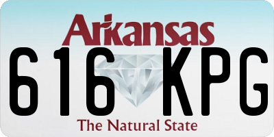 AR license plate 616KPG