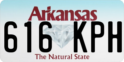 AR license plate 616KPH