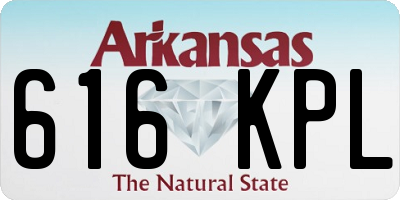 AR license plate 616KPL