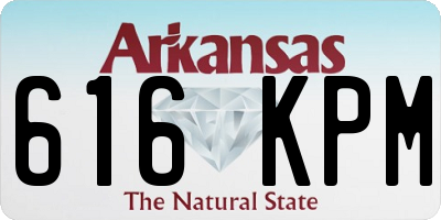 AR license plate 616KPM