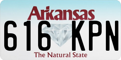 AR license plate 616KPN