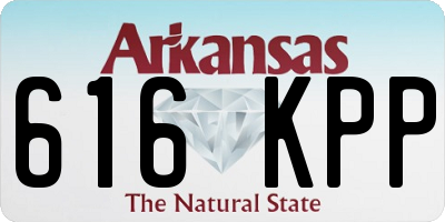 AR license plate 616KPP