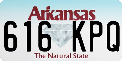 AR license plate 616KPQ