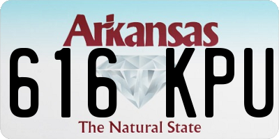 AR license plate 616KPU